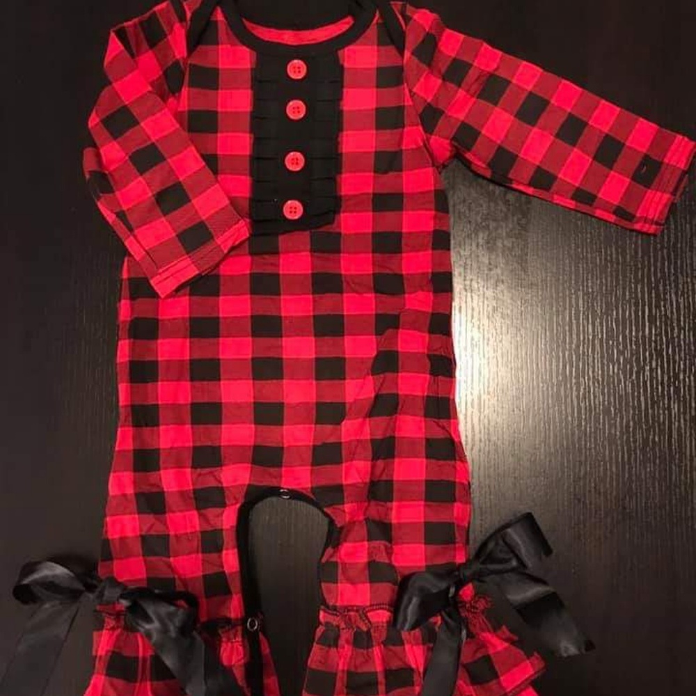 Buffalo Plaid Romper